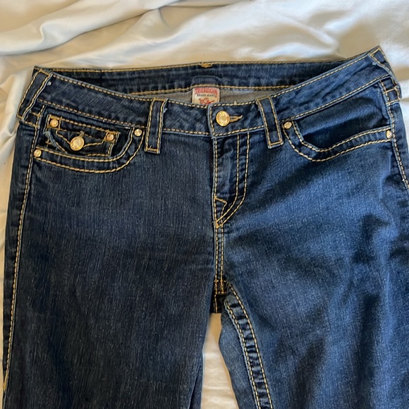 True Religion Flare Jeans (New, only worn once!) - Picture 3 of 5